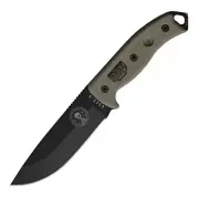 Esee 5 Fixed Blade Knife | Black, 11" Overall, 1095 Carbon Steel, RC5PBK