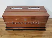 Harmonium 3.5 octave 9 Stopper with Coupler and Bag Bass Male Reed 440 & 432 HZ