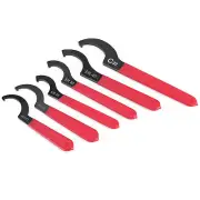 6 Pieces Spanner Wrench Set Adjustable Coilover Wrench Spanners Hook2709
