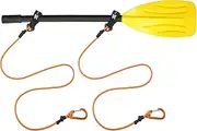 MOPHOEXII Kayak Paddle Leash, Paddle Leash Lightweight Coiled Kayak Rod Leashes for SUP Kayaking Canoing Fishing Boating