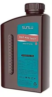 SUNLU Red Wax Resin 8.5k Extreme precision and performance 405nm UV Resins 1KG