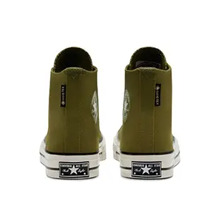 CONVERSE CHUCK 70 GORE-TEX HI 高筒帆布鞋 防潑水 男女 綠 168859C US3 軍綠