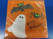 Batitude Vampire Bat Spider Ghost Halloween Carnival Party Luncheon Napkins