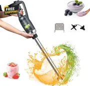Commercial Immersion Blender Hand Held Blenders Heavy Duty Variable Speed Mixer