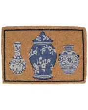 Imports Decor Ginger Jar Hand Woven Coir Doormat