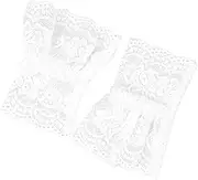 GLSTOY Lace Wrist Cuffs Bracelet Women's Elastic Wrist Sleeves Lace Detail Versatile Fashion Accessory