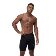 Speedo Mens Hyperboom Placement Jammer - Black/Yellow - 34