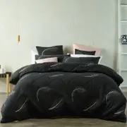 Bianca Tabu Charcoal Quilt Cover Set King