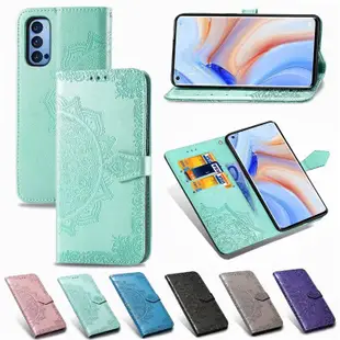 適用MOTO G9Play保護套LG Style3曼陀羅花紋翻蓋錢包插卡手機皮套手機保護殼手機套保護套防摔殼現貨