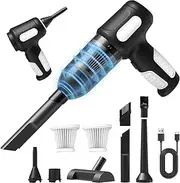 YISITONG Air Duster - Computer Vacuum Cleaner for Keyboard Cleaning,Car Vacuum Cleaner Mini Handheld Vacuum Cleaner,Electronics Compressed Air Duster and Air Blower- Cordless