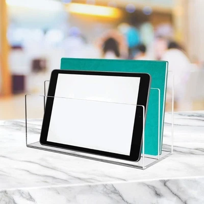 Desktop File Sorter File Organizer Acrylic File Folder Magazine Holders