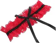 [Beavorty] Thigh Garters Bow Wedding Garters for Bride Lace Leg Ring Soft Material Adjustable for Women Girls for Parties and Proms
