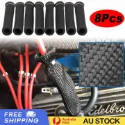 8Pcs Spark Plug Wire Boots Heat Shield Protector Sleeve 2500° Heat Cover Wrap (for: Honda)