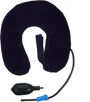UTHCLO 1Pc Inflatable U Shaped Neck Pillow Expandable Relief Support for Office Naps for Muscle Relaxation Lightweight Travel Comfort Fixes Posture and Alleviates