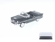 DIECAST CAR & DISPLAY CASE 1955 OLDSMOBILE SUPER 88 BLACK WELLY 22432/4D 1/24