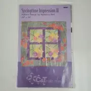 Springtime Impression II Pattern Design by Rebecca Wat and C&T Publishing 29x29"
