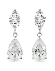 [SALLY SKOUFIS] Bridal Temptation Earrings with Diamonds in Silver