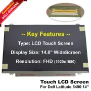 Dell OEM Latitude 5490 14" Touchscreen FHD LCD LED Widescreen OTP TS 8CVCF