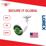 Lorex 4K IP67 PoE Audio IR IP Bullet Wi-Fi Security Camera 2.8mm Fixed Lens