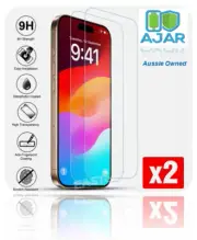 2xTempered Glass Screen Protector Fr iPhone 16 15 14 13 12 11 Pro XS Max XR Plus