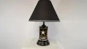 Army lamp W/ black or white shade