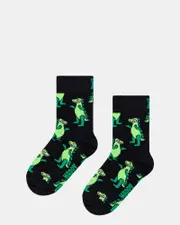 Kids Inflatable Dino Sock Black
