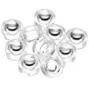 10Pcs 13mm LED Convex Len 15Degree Beam Angle Acrylic LED Optical Condenser Len