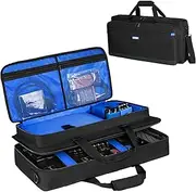 Carrying Bag Compatible with Boss ME-90/GT-1000/GX-100/ME-80 Guitar Multi effects Pedal,Guitar Pedal Board Case with Multiple Pockets for Guitar Cable & Accessories(23.6 x 3.5 x 11.4 in)Bag Only