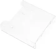 WEKAMOS Transparent File Rack Wall Mounted Document Holder for Office Space Saving Magazine Organizer Versatile Pamphlet Stand Bookshelf