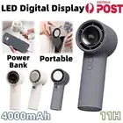 Mini Handheld Turbo Fan Portable Instant Power Bank USB Refrigeration Adjustable