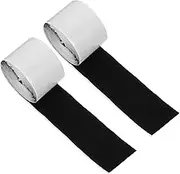 CORHAD 2Rolls Non Slip Carpet Grippers Double Sided Adhesive Rug Tape Hook and Loop Fasteners for Securing Area Rugs Sofa Cushions and Carpets Pack