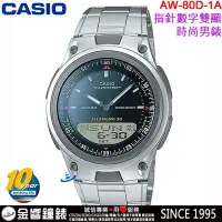 在飛比找Yahoo!奇摩拍賣優惠-【金響鐘錶】現貨,CASIO AW-80D-1A,公司貨,1