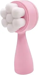WRITWAA Silicone Face Brush Manual Facial Cleansing Tool Double-sided Brush for Gentle Skin Exfoliation