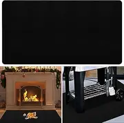 32x60 inch Fireproof Hearth Mats for Fireplaces Fire Resistant Rectangle Fire Pit Mat,Fireproof Grill Pads,Under Grill Mat for Outdoor Charcoal, Smokers, Gas Grills, Deck and Patio Protective Mats