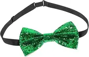 [MOBUTOFU] Men's Bow Tie Pre-tied Glitter Bowtie Tuxedo Style Adjustable for Fit on Special Days