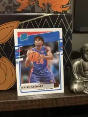 2020-21 Panini Donruss ISAIAH STEWART Pistons RATED ROOKIE BASE #233