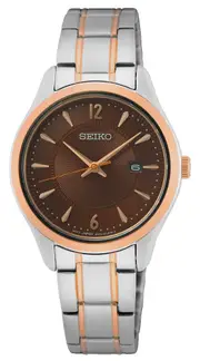 Seiko Daywear Two Tone Women's Watch SUR476P 4954628241979