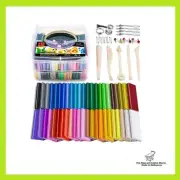 Polymer Clay Kit 46 Blocks Colors Oven Bake Clay Modeling DIY KIDS TOYS Gifts