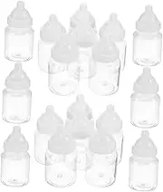 KITANDOVE 20pcs Bottle Candy Boxes for Shower Birthday Party Transparent Containers with Fun Design for Candy Favors and