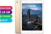 Apple iPad 6 Cellular (128GB, Gold, Global Ver) - Excellent - Refurbished