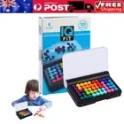 Montessori Toys 120 Challenges Smart IQ Games Puzzler Fit Puzzle Logic Board Toy