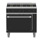 Waldorf Bold RNLB8619GEC - 900mm Gas Range Electric Convection Oven Low Back Version