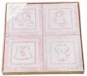 New 4 C. R. Gibson Baby's First Artwork Ready-To-Hang Canvas Prints NIP NIB