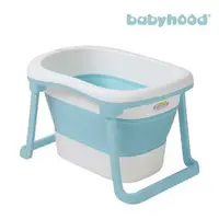 在飛比找蝦皮購物優惠-世紀寶貝babyhood 蒂尼折疊浴桶~加贈限量藍鯨防滑墊