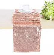 Rose Gold Sequin Table Runner