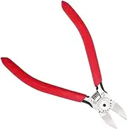 YUENTOEN Wire Cutter, 5 Inch Diagonal Cutter Plier, Ultra Sharp Side Cutting Nipper, Spring Loaded Flush Cutter for Cut Electrical, Jewelry, Crafting, Soft Wires and Plastics