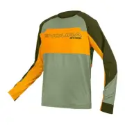 Shirt Long-Sleeved mt500 Burner Lite L/S Tangerine Endura Cycling Bike