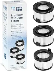[Fette Filter] VortexIQ 40 Vacuum Filter Compatible with LEVOIT VortexIQ 40-RF Cordless Stick Vacuum Cleaner, 3-Pack Filter Set, 1 Main Filter + 2 Pre Motor Filters for Vacuum Model # LSV-VF401-AUS