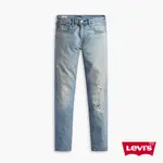 LEVIS 502舒適窄管牛仔褲 赤耳 精工刷破潑漆工藝 彈性布料 男 29507-1296 熱賣單品