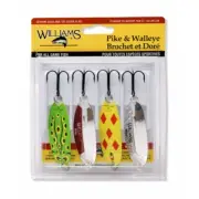 Williams Pike & Walleye Favorites 4 Pack Kit - 4-PW by Brecks - Fishing Lure